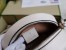 Gucci GG Marmont Mini Round Bag in White Chevron Calfskin