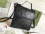 Gucci Messengers Bag in Black GG Embossed Leather