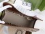 Gucci Horsebit 1955 Small Top Handle Bag in Beige GG Canvas