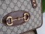 Gucci Horsebit 1955 Small Top Handle Bag in Beige GG Canvas