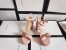 Gucci Marmont Platform Sandals 115mm in Pink Leather