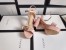 Gucci Marmont Platform Sandals 115mm in Pink Leather