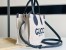 Gucci Mini Reversible Tote Bag in Canvas with Blue Gucci Print