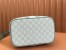 Gucci Ophidia Medium Travel Bag in Dusty Blue GG Supreme Canvas