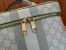 Gucci Ophidia Medium Travel Bag in Dusty Blue GG Supreme Canvas
