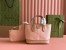 Gucci Ophidia Mini Tote Bag in Dusty Pink GG Supreme Canvas