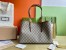Gucci GG Emblem Medium Tote Bag in Beige GG Canvas