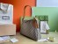 Gucci GG Emblem Medium Shoulder Bag in Beige GG Canvas