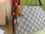 Gucci GG Emblem Small Shoulder Bag in Beige GG Canvas