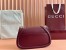 Gucci Blondie Small Shoulder Bag with Enamel G in Red Leather