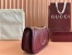 Gucci Blondie Small Shoulder Bag with Enamel G in Red Leather