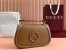 Gucci New Blondie Medium Top Handle Bag in Brown Leather