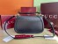 Gucci New Blondie Medium Top Handle Bag in Black Leather