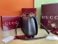 Gucci New Blondie Medium Top Handle Bag in Black Leather