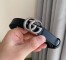 Gucci GG Marmont Thin Belt 20MM in Black Calfskin