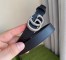 Gucci GG Marmont Thin Belt 20MM in Black Calfskin