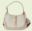 Gucci Jackie 1961 Small Bag in White GG Supreme Canvas