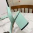 Gucci Marmont Sandals 75mm in Pastel Green Leather