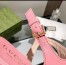 Gucci Double G Sandals in Pink Leather