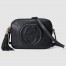 Gucci Soho Disco Bag in Black Grained Leather