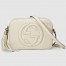 Gucci Soho Disco Bag in White Grained Leather