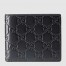 Gucci Bi-fold Wallet In Black Signature Leather 