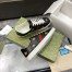 Gucci Men's Ace Sneakers in Black Leather with Bee and Star