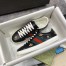 Gucci Men's Ace Sneakers in Black Leather with Bee and Star
