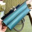 Gucci Dionysus Bicolor Small Shoulder Bag in Blue Leather