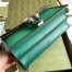 Gucci Dionysus Bicolor Small Shoulder Bag in Green Leather