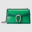 Gucci Dionysus Bicolor Small Shoulder Bag in Green Leather