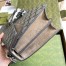 Gucci Dionysus Small Shoulder Bag in GG Canvas with Taupe Suede