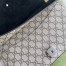 Gucci Dionysus Small Shoulder Bag in GG Canvas with Black Suede