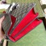 Gucci Dionysus Small Shoulder Bag in GG Canvas with Red Suede