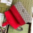 Gucci Dionysus Small Shoulder Bag in GG Canvas with Red Suede