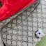 Gucci Dionysus Small Shoulder Bag in GG Canvas with Red Suede