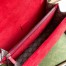 Gucci Dionysus Small Shoulder Bag in GG Canvas with Red Suede