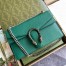 Gucci Dionysus Small Shoulder Bag in Green Calfskin