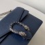 Gucci Dionysus Small Shoulder Bag in Blue Calfskin