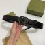 Gucci GG Marmont Black Belt 38MM with Black Double G Buckle