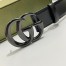 Gucci GG Marmont Black Belt 38MM with Black Double G Buckle
