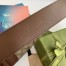 Gucci GG Supreme & Brown Leahter Belt 38MM with Double G Buckle