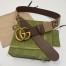 Gucci Jumbo GG & Brown Leahter Belt 38MM with Double G Buckle