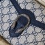 Gucci Dionysus Mini Chain Wallet in Blue GG Supreme Canvas