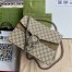 Gucci Dionysus Medium Shoulder Bag in GG Canvas with Taupe Suede