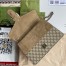 Gucci Dionysus Medium Shoulder Bag in GG Canvas with Taupe Suede