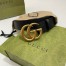 Gucci Black Grained Leather Belt 38MM with Double G Buckle