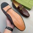 Gucci Men's Jordaan Loafers in Brown Crocodile Embosses Leather