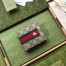 Gucci Bi-fold Wallet in Beige GG Supreme with Bee