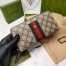 Gucci Zip Around Wallet In Web Bee GG Supreme Canvas